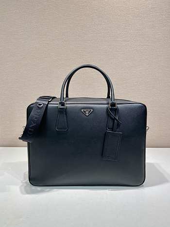 Okify Prada Black Briefcase 42x30x12cm 2VE026 
