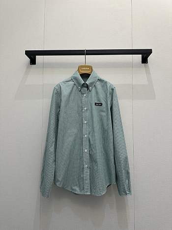 Okify MiuMiu Green Shirt 26580