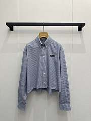 Okify MiuMiu Blue Short Shirt  - 1