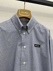 Okify MiuMiu Blue Short Shirt  - 2