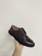 Okify The Row Dark Brown Retro Loafers - 3