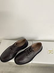 Okify The Row Dark Brown Retro Loafers - 2