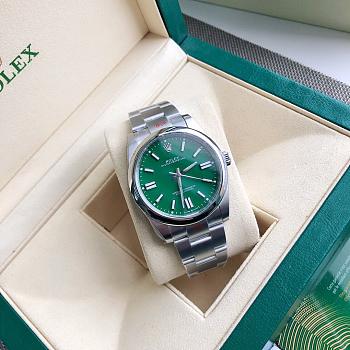 Okify Rolex Omega Perpetual Green Watch 