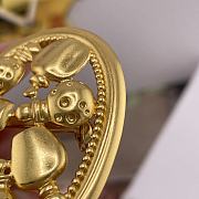 Okify Dior Gold Oval Brooch  - 2