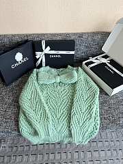 Okify CC Green Mint Sweater With Bow  - 1