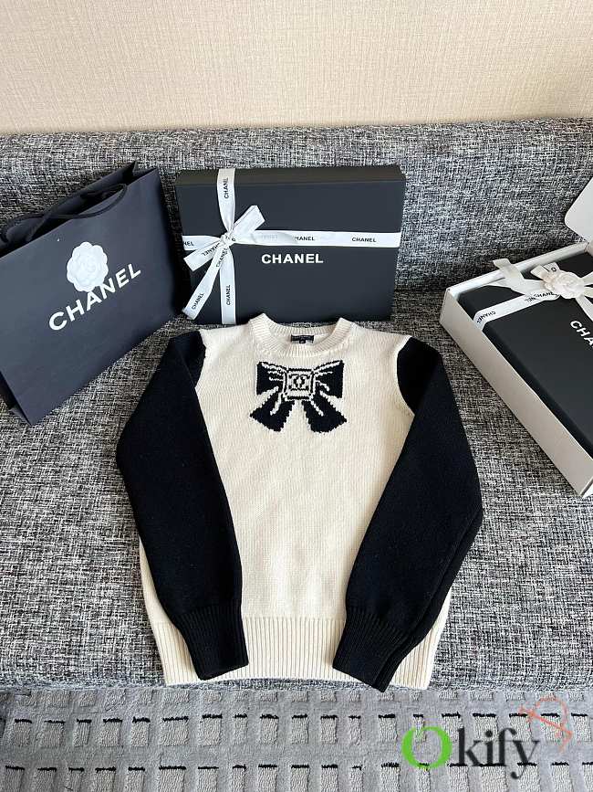 Okify CC Black And Cream Sweater  - 1