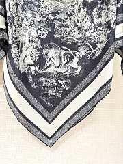 Okify Dior Black Silk Cover-Up Top - 5