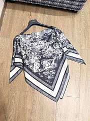 Okify Dior Black Silk Cover-Up Top - 3