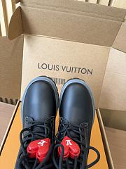 Okify Louis Vuitton Black Ankle Boots With Heart Charm 2 - 6
