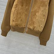 Okify MiuMiu Brown Suede Jacket - 5