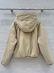 Okify Canada Goose Beige Reversible Teddy Bear Plush Hooded Jacket - 5