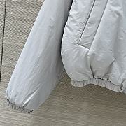 Okify Canada Goose Gray Reversible Teddy Bear Plush Hooded Jacket - 6