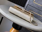 Okify CC 25s Kelly Bag In Gold With Cross Handle 18x10x4.5cm - 5