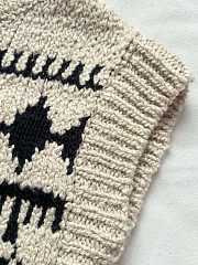 Okify Dior Knitted Sleeveless Tank Top Sweater - 2