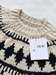 Okify Dior Beige Knitted Sweater  - 2