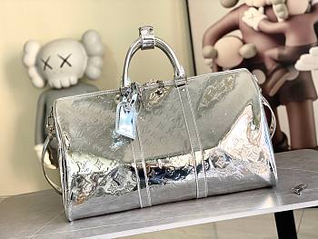Okify Louis Vuitton Keepall 50 Bag In Silver M26766 50x29x23cm 