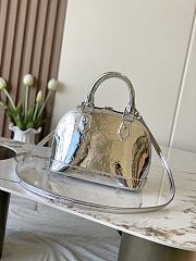 Okify Louis Vuitton Alma BB Bag In Silver M26335 17.5x11.5x23.5cm - 2