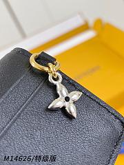 Okify Louis Vuitton Tiny Recto Verso Bloom Black Card Holder M14614 10x8x2cm - 3