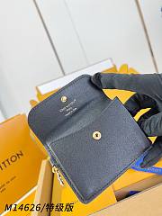 Okify Louis Vuitton Tiny Recto Verso Bloom Black Card Holder M14614 10x8x2cm - 6