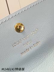 Okify Louis Vuitton Tiny Recto Verso Bloom Light Blue Card Holder M14614 10x8x2cm - 6