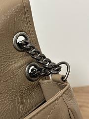 Okify YSL Niki Bag In Light Brown Vintage Leather 28x20.5x8.5cm - 3