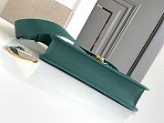 Okify Bvlgari Serpenti East West Maxi Chain Bag In Dark Green 28x17x6cm - 2