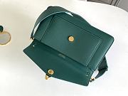 Okify Bvlgari Serpenti East West Maxi Chain Bag In Dark Green 28x17x6cm - 3
