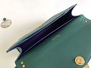 Okify Bvlgari Serpenti East West Maxi Chain Bag In Dark Green 28x17x6cm - 4