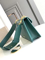 Okify Bvlgari Serpenti East West Maxi Chain Bag In Dark Green 28x17x6cm - 5