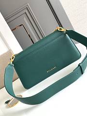 Okify Bvlgari Serpenti East West Maxi Chain Bag In Dark Green 28x17x6cm - 6