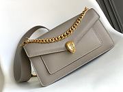 Okify Bvlgari Serpenti East West Maxi Chain Bag In Gray 28x17x6cm - 1