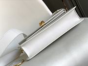 Okify Bvlgari Serpenti East West Maxi Chain Bag In White 28x17x6cm - 3