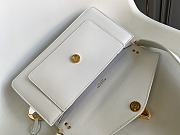 Okify Bvlgari Serpenti East West Maxi Chain Bag In White 28x17x6cm - 2