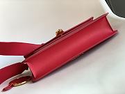 Okify Bvlgari Serpenti East West Maxi Chain Bag In Dark Pink 28x17x6cm - 4