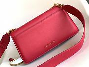 Okify Bvlgari Serpenti East West Maxi Chain Bag In Dark Pink 28x17x6cm - 3