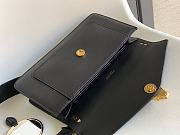 Okify Bvlgari Serpenti East West Maxi Chain Bag In Black 28x17x6cm - 6