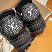 Okify Louis Vuitton Black Epi Men Sneakers - 5