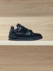 Okify Louis Vuitton Black Epi Men Sneakers - 3