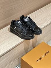 Okify Louis Vuitton Black Epi Men Sneakers - 1