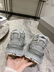 Okify Balenciaga Runner Crystal Gray Sneakers - 3