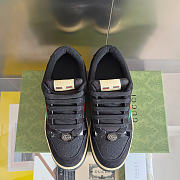 Okify Gucci Black Screener Sneakers  - 6