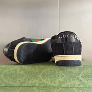 Okify Gucci Black Screener Sneakers  - 5