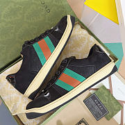 Okify Gucci Black Screener Sneakers  - 2
