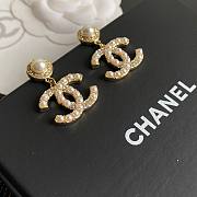Okify CC Gold Earrings With Small Pearls  - 4