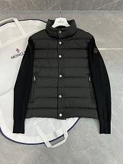 Okify Moncler Black Down Jacket Unisex  - 6