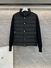 Okify Moncler Black Down Jacket Unisex  - 1