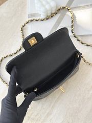Okify CC Handle Flap Bag Black 11.5x19.5x5cm - 2