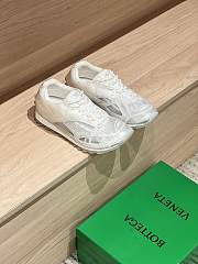 Okify Bottega Veneta Orbit Sneakers White 3cm - 1