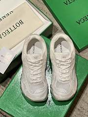 Okify Bottega Veneta Orbit Sneakers White 3cm - 4
