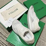 Okify Bottega Veneta Orbit Sneakers White 3cm - 3